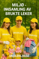 Skoleklasser, tjen penger på å innsamling av leker og barneklær!