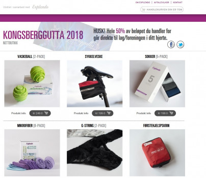 Kongsberggutta 2018 - Produkter 