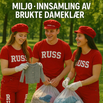 👗 Miljø-dugnad! Innsamling av brukte dameklær🌿